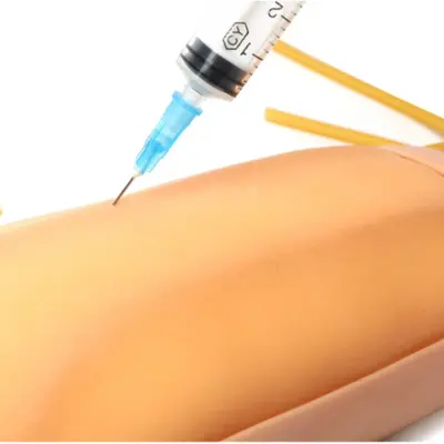 IV Training Kit na may Venipuncture Practice Forearm, Intramuscular Injection Training Pad para sa Nurse Training 